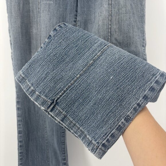 Vintage Zana Di Y2K Jeans Low Rise Cropped Flare Jeans Womens Size 11 - Picture 4 of 12